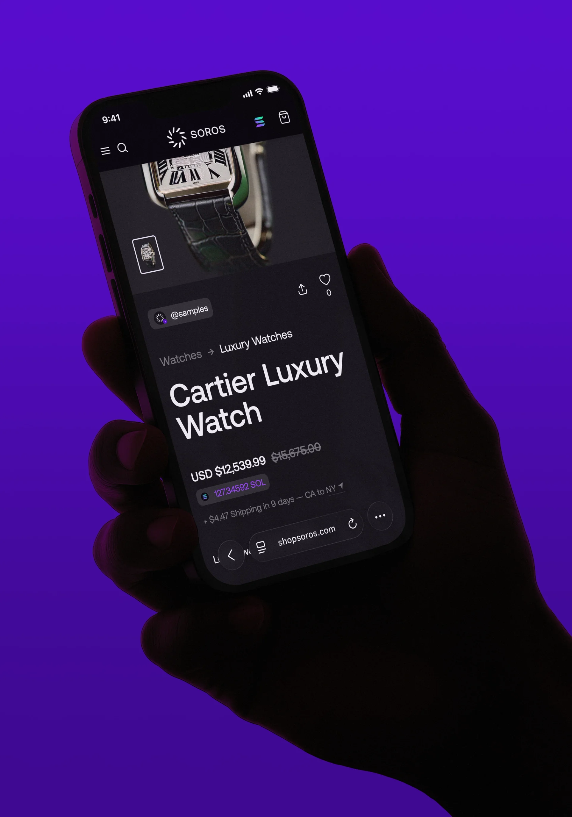 Soros: Mobile interface